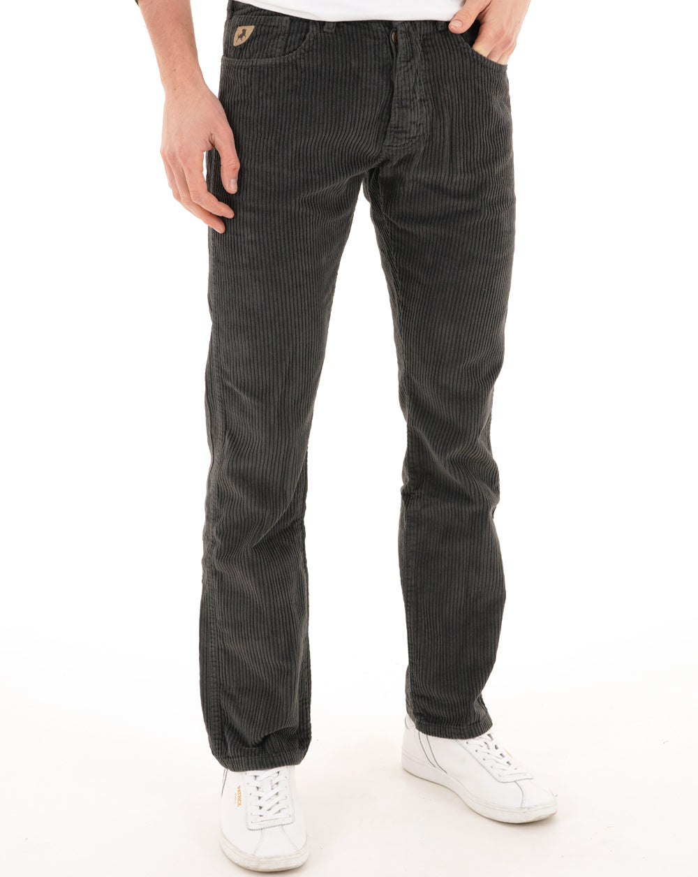 Lois Dallas Jumbo Cords Charcoal Shade