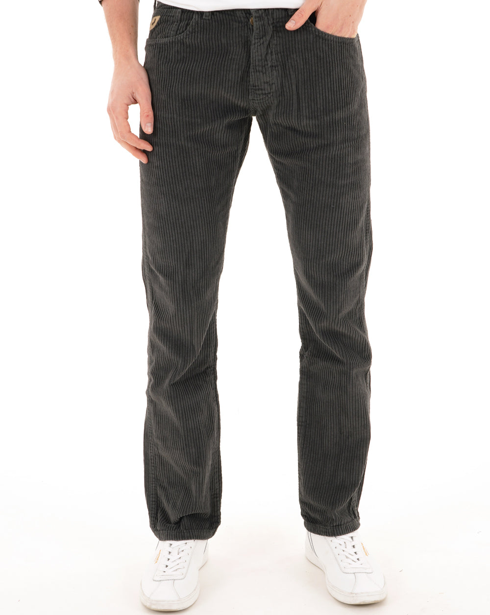 Lois Dallas Jumbo Cords Charcoal Shade
