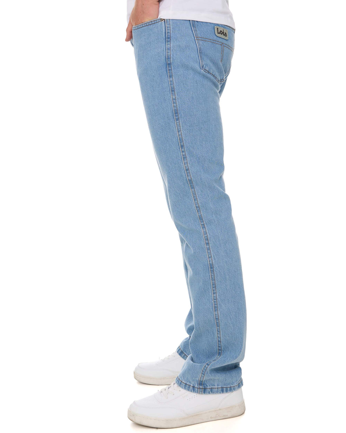 Lois Dario Bootcut Jeans Bleach Wash