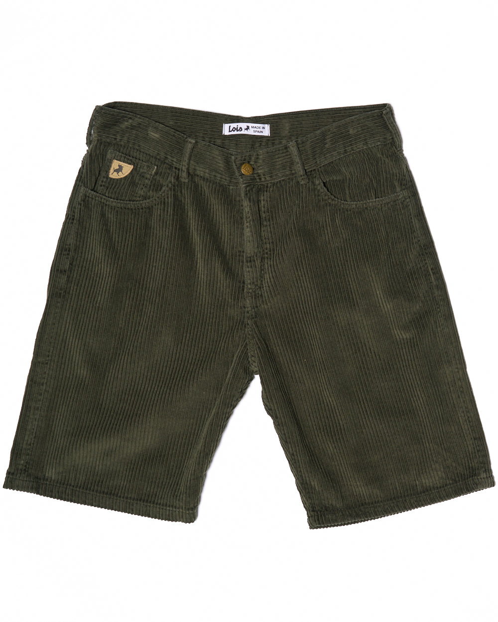 Lois Pepe Jumbo Cord Shorts Dark Green