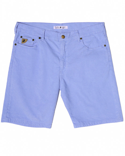 Lois Pepe Needle Cord Shorts Blue Heather