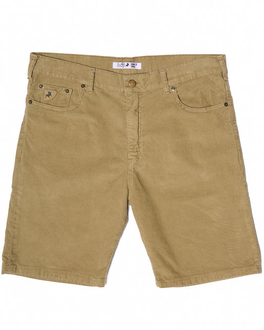 Lois Pepe Needle Cord Shorts Dark Sand