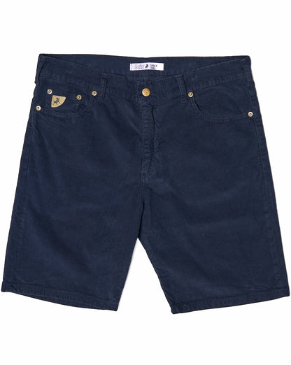 Lois Pepe Needle Cord Shorts Navy