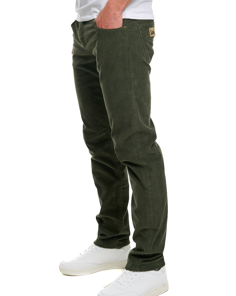 Lois Sierra Needle Cords Olive Green