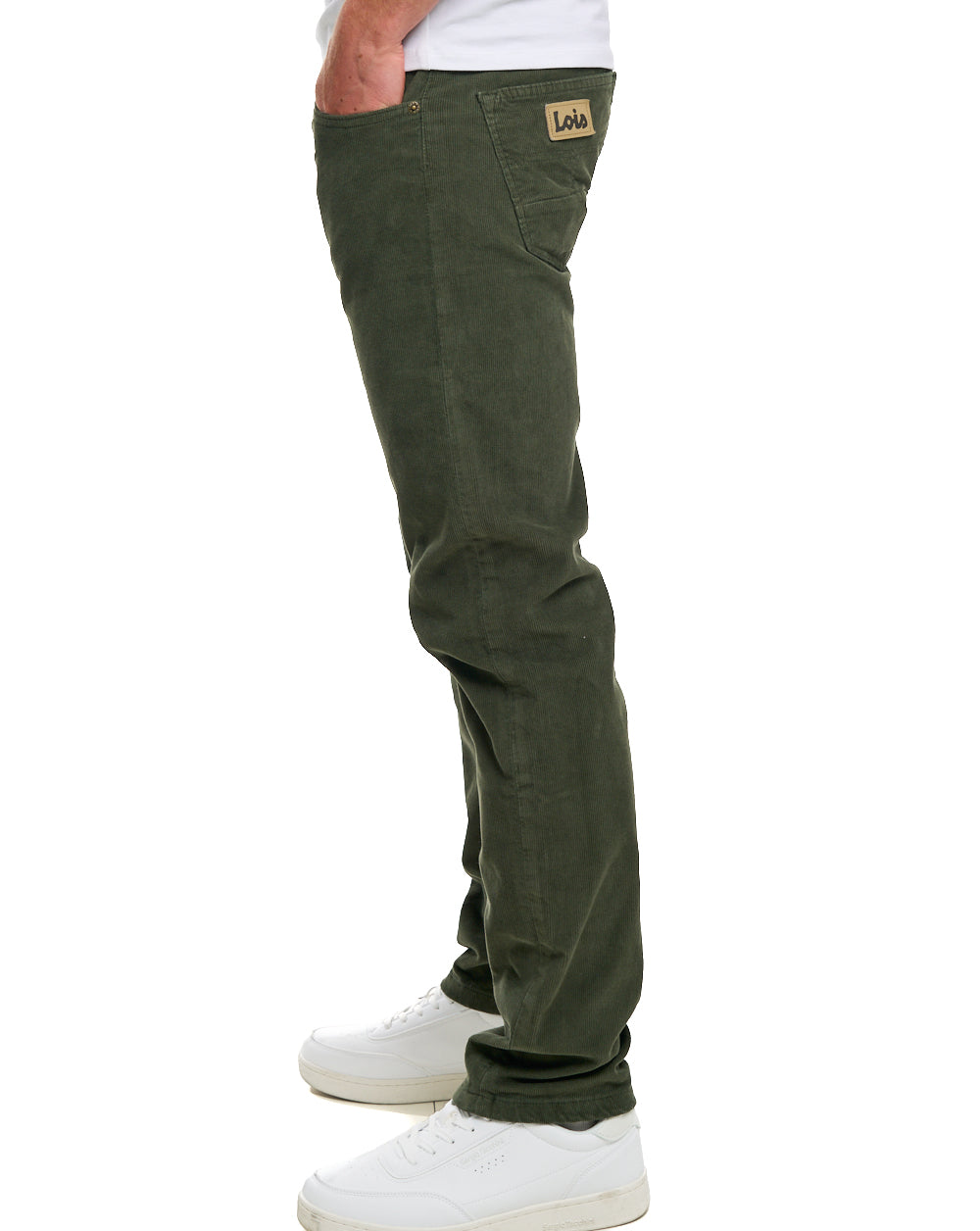 Lois Sierra Needle Cords Olive Green