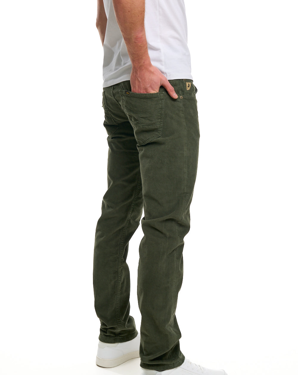 Lois Sierra Needle Cords Olive Green