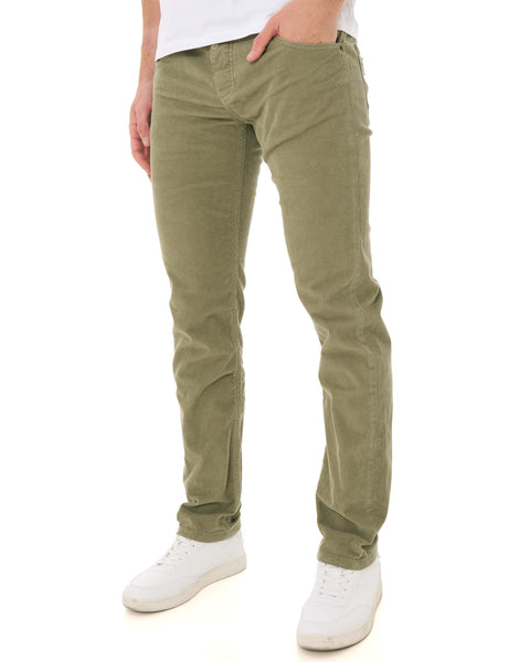 Lois Sierra Needle Cords Dusky Green