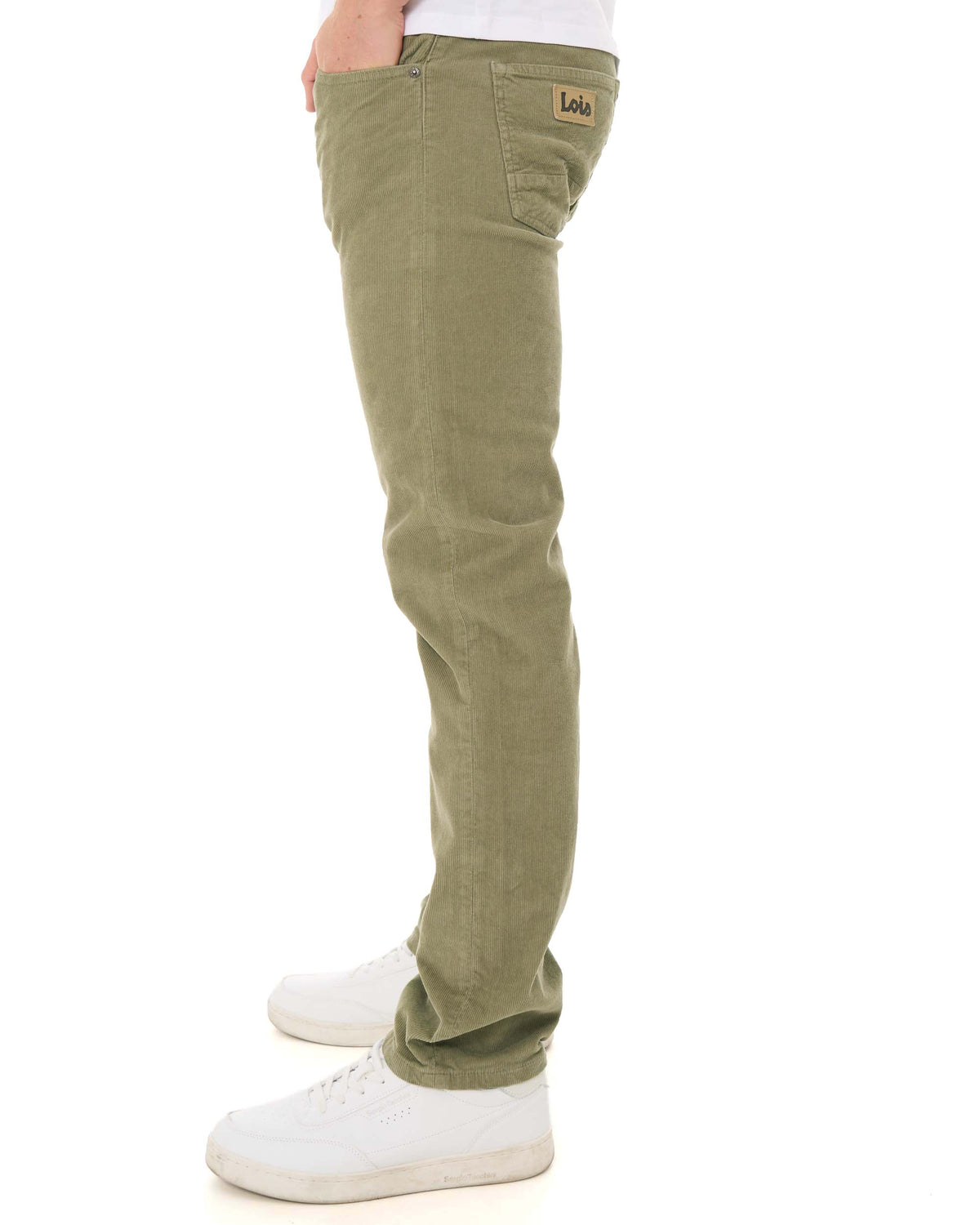 Lois Sierra Needle Cords Dusky Green