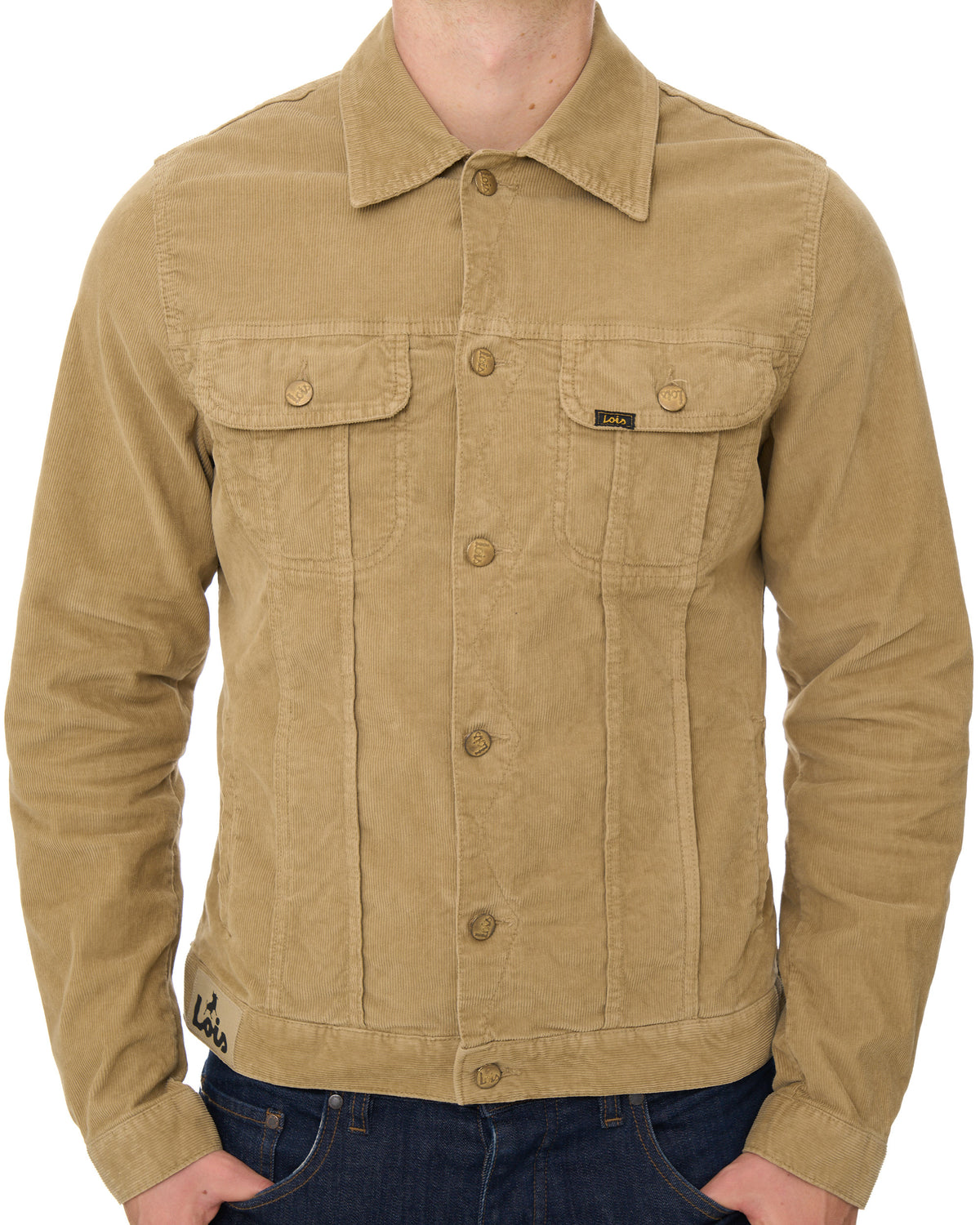 Lois Tejana Needle Cord Jacket Dark Sand
