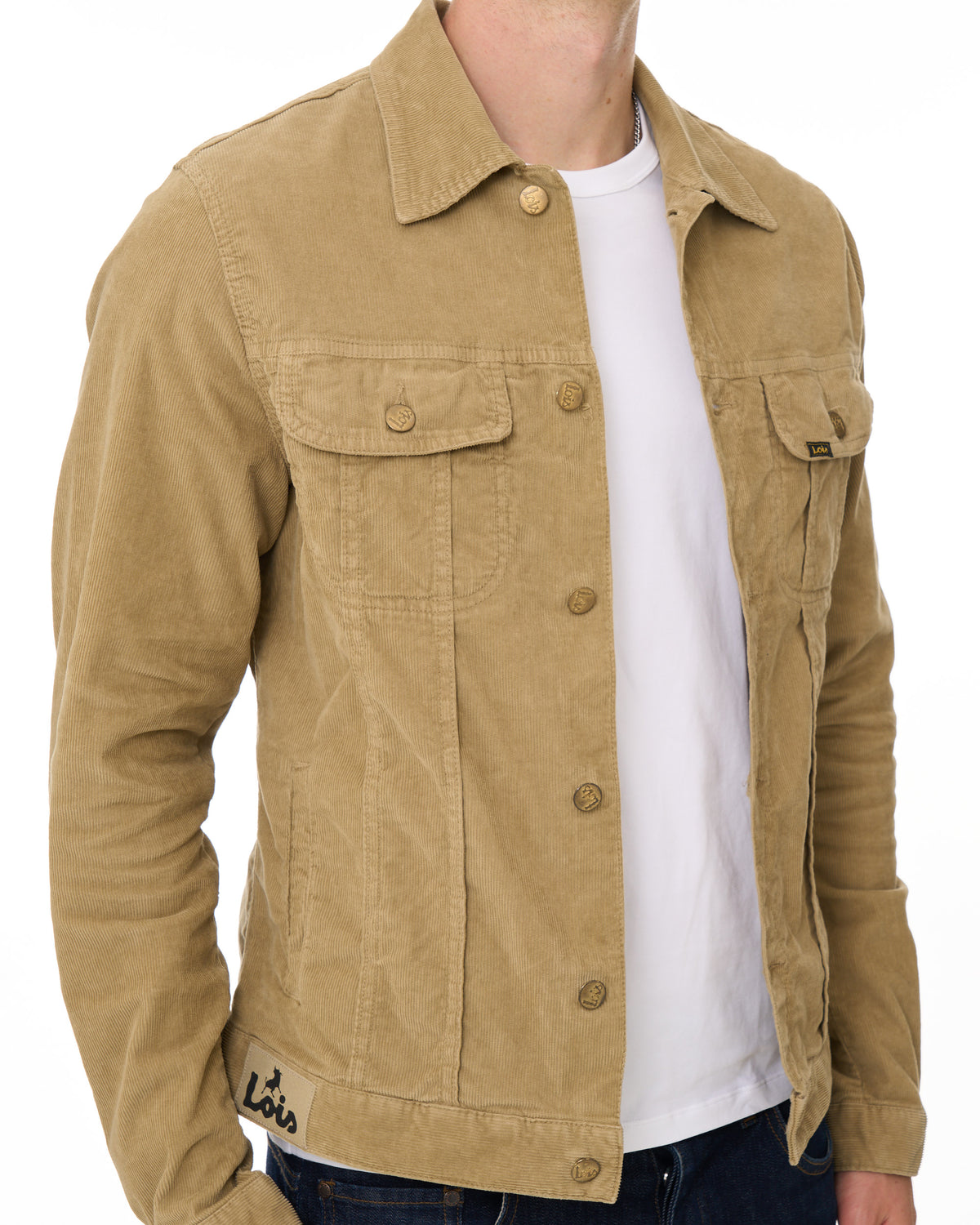 Lois Tejana Needle Cord Jacket Dark Sand