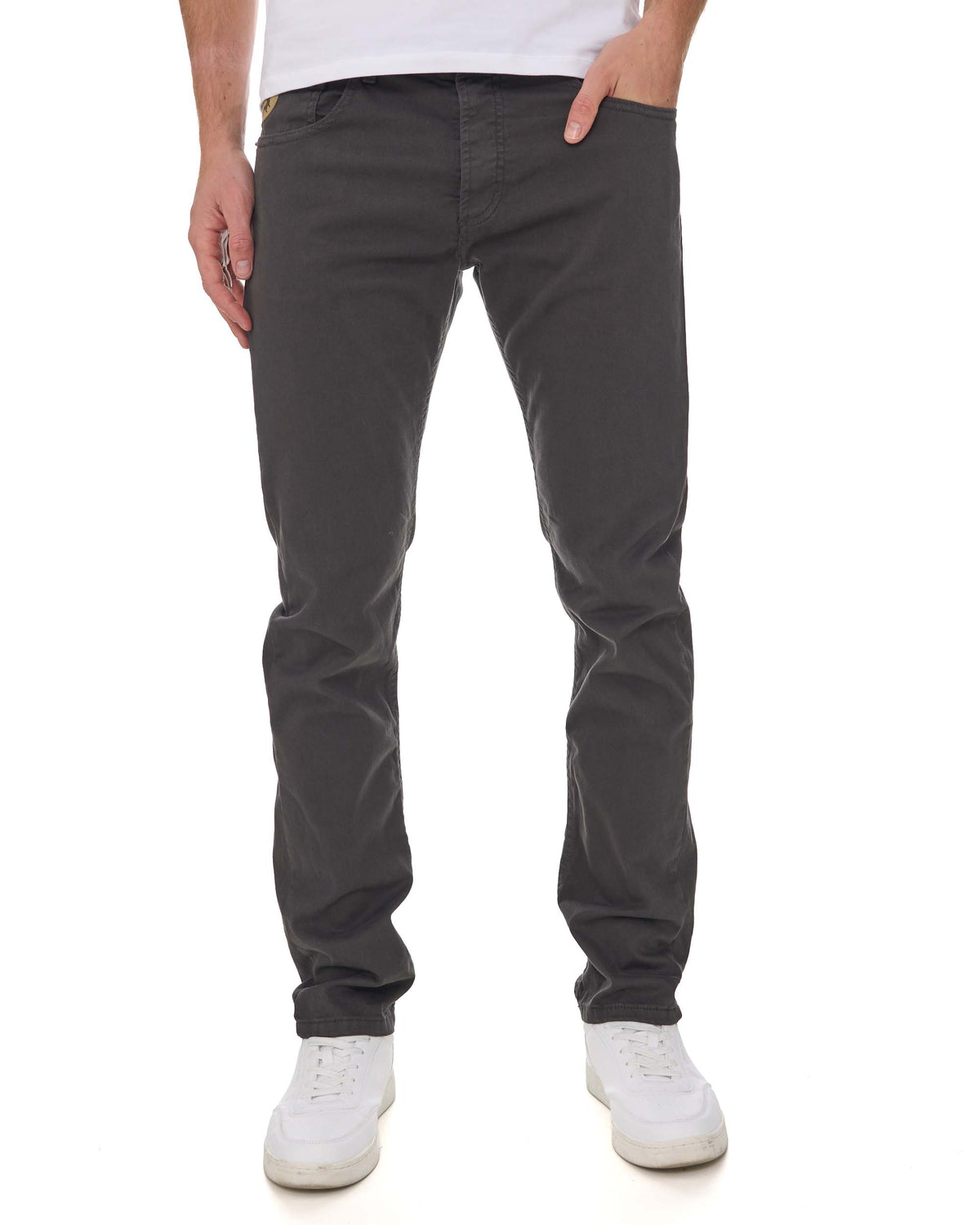 Lois Terrace Cotton 5 Pocket Jeans Mid Grey