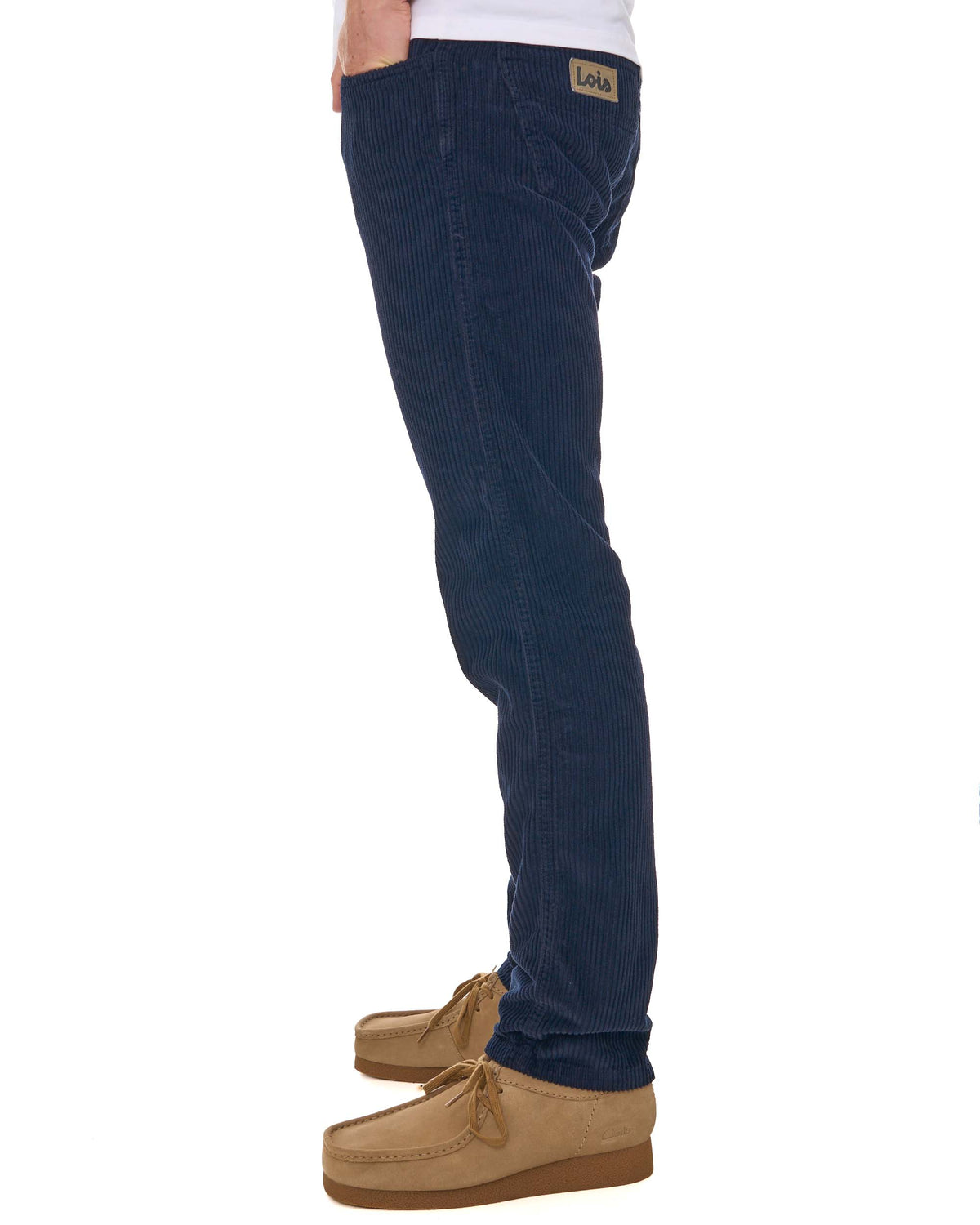 Lois Terrace Jumbo Cords Navy
