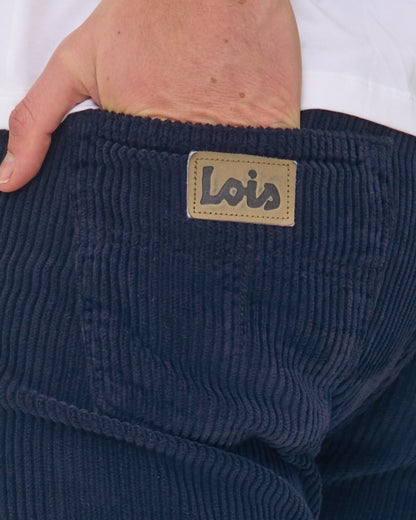 Lois Terrace Jumbo Cords Navy