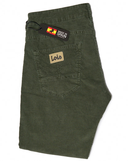 Lois Sierra Needle Cords Olive Green