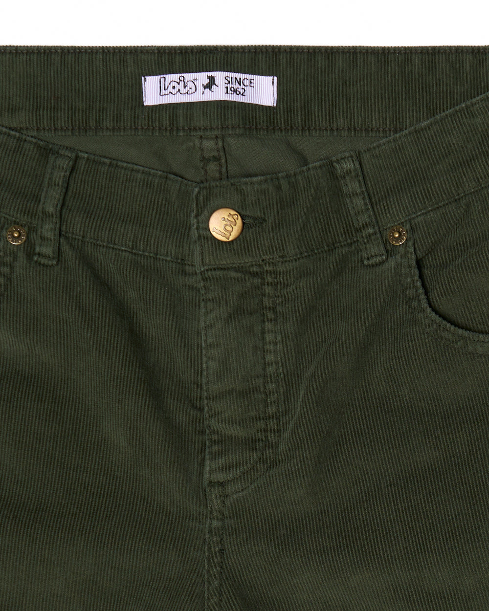 Lois Sierra Needle Cords Olive Green