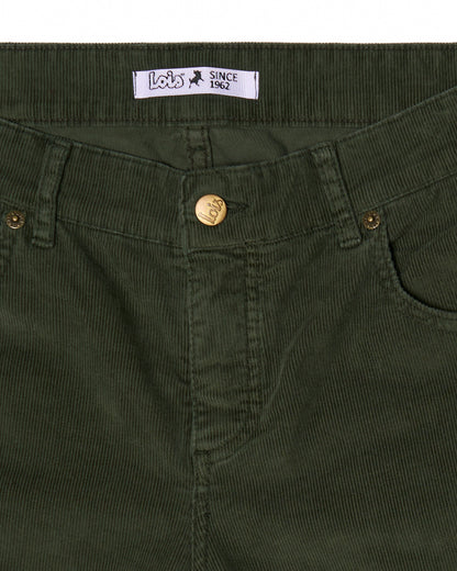 Lois Sierra Needle Cords Olive Green