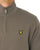 Lyle & Scott 1/4 Zip Sweatshirt Khaki Ash