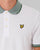 Lyle & Scott Birdseye Collar Polo Shirt White/Clover Green