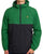 Lyle & Scott Colour Block Hooded Jacket Clover Green/Black