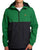 Lyle & Scott Colour Block Hooded Jacket Clover Green/Black