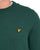 Lyle & Scott Cotton Crew Neck Jumper Everglade