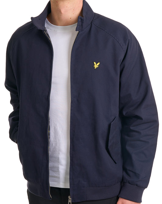 Lyle & Scott Cotton Harrington Jacket Dark Navy