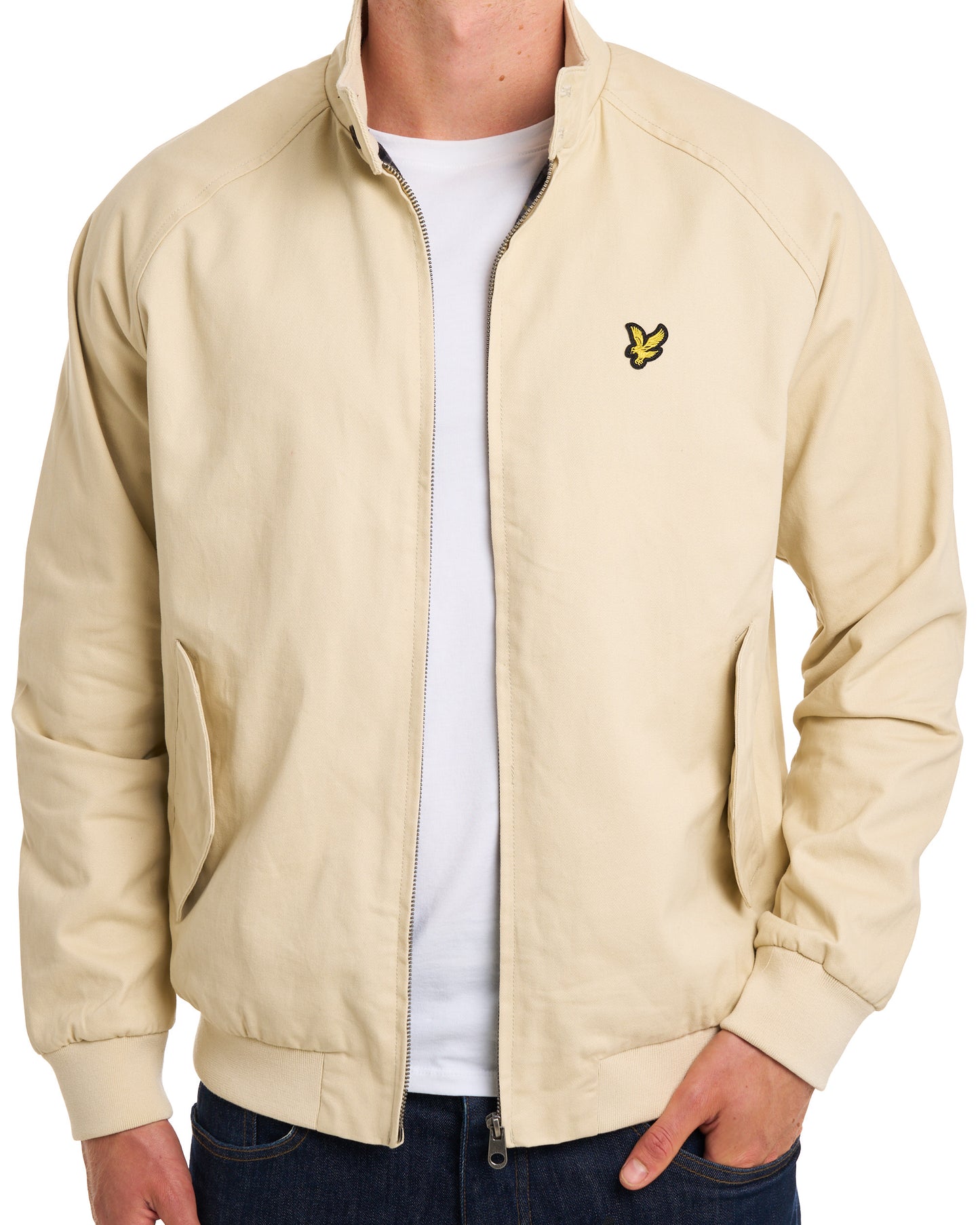 Lyle & Scott Cotton Harrington Jacket Wheat