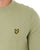 Lyle & Scott Cotton Merino Crew Jumper Smokey Olive