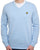 Lyle & Scott Cotton V Neck Jumper Opal Blue