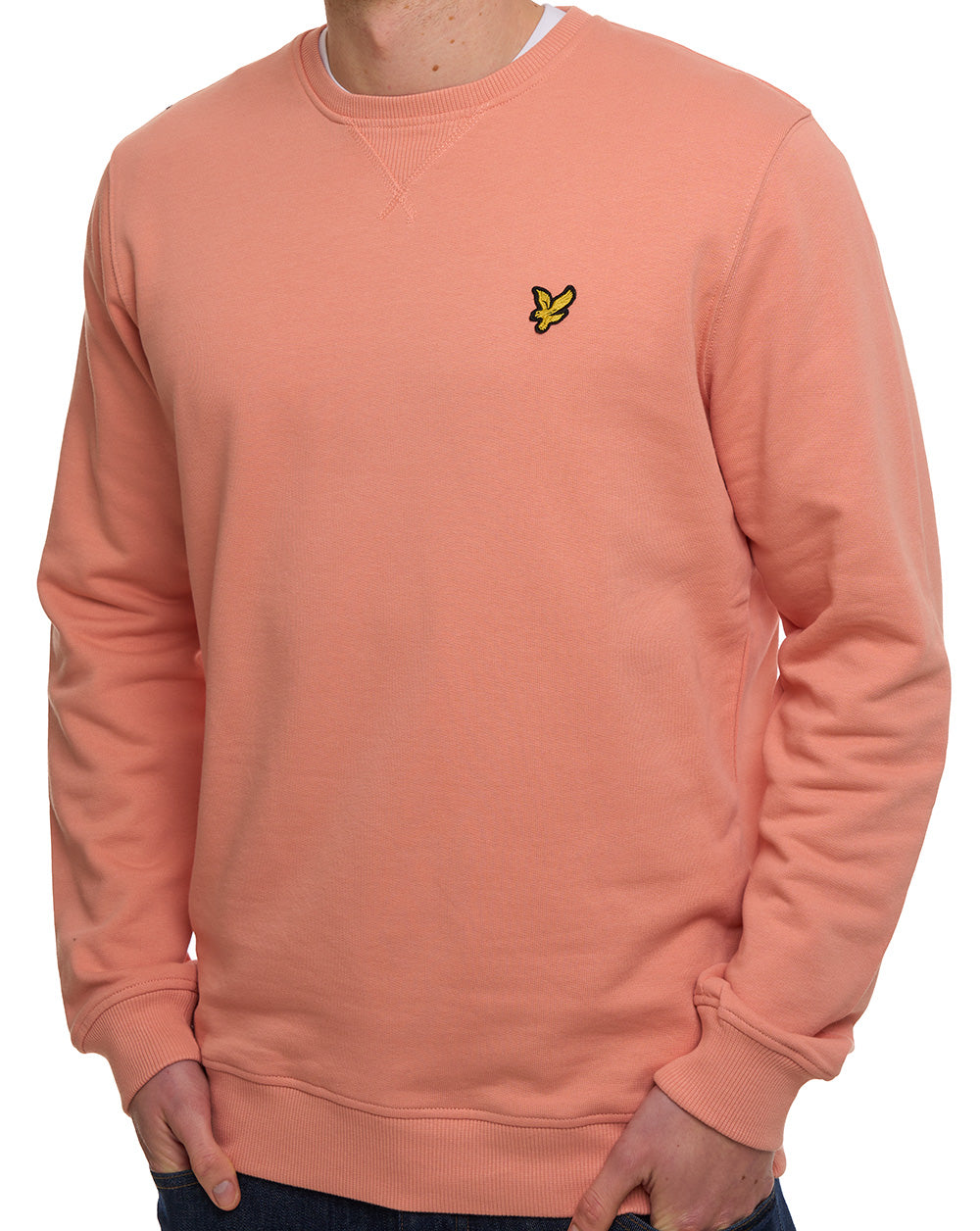 Lyle & Scott Crew Neck Sweatshirt Terracotta