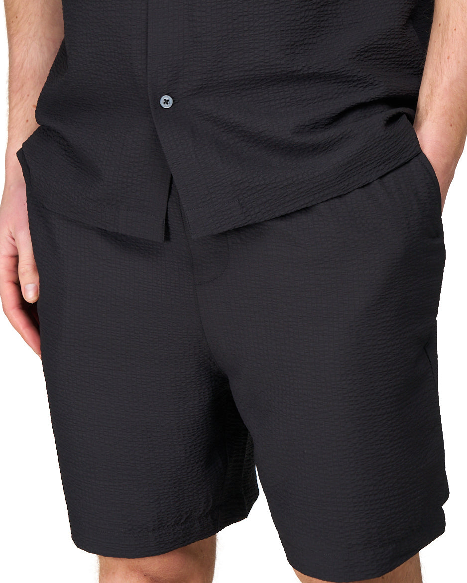 Lyle & Scott Crinkle Resort Shorts Black