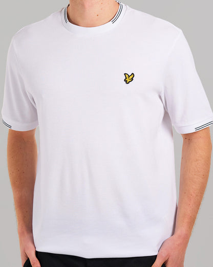 Lyle & Scott Fine Tipped T Shirt White