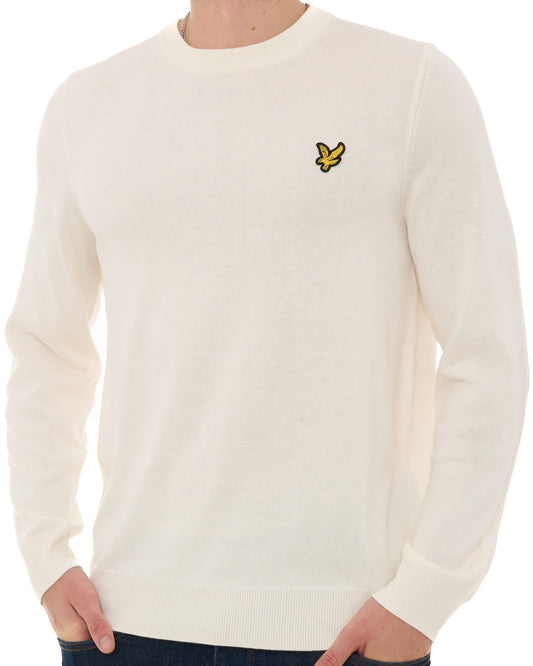 Lyle And Scott Lyle & Scott Archive Knitted Crew Neck Jumper Cream