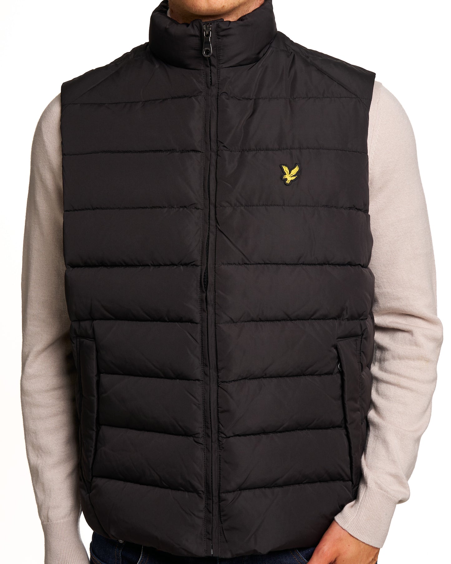 Lyle & Scott Quilted Gilet Jet Black