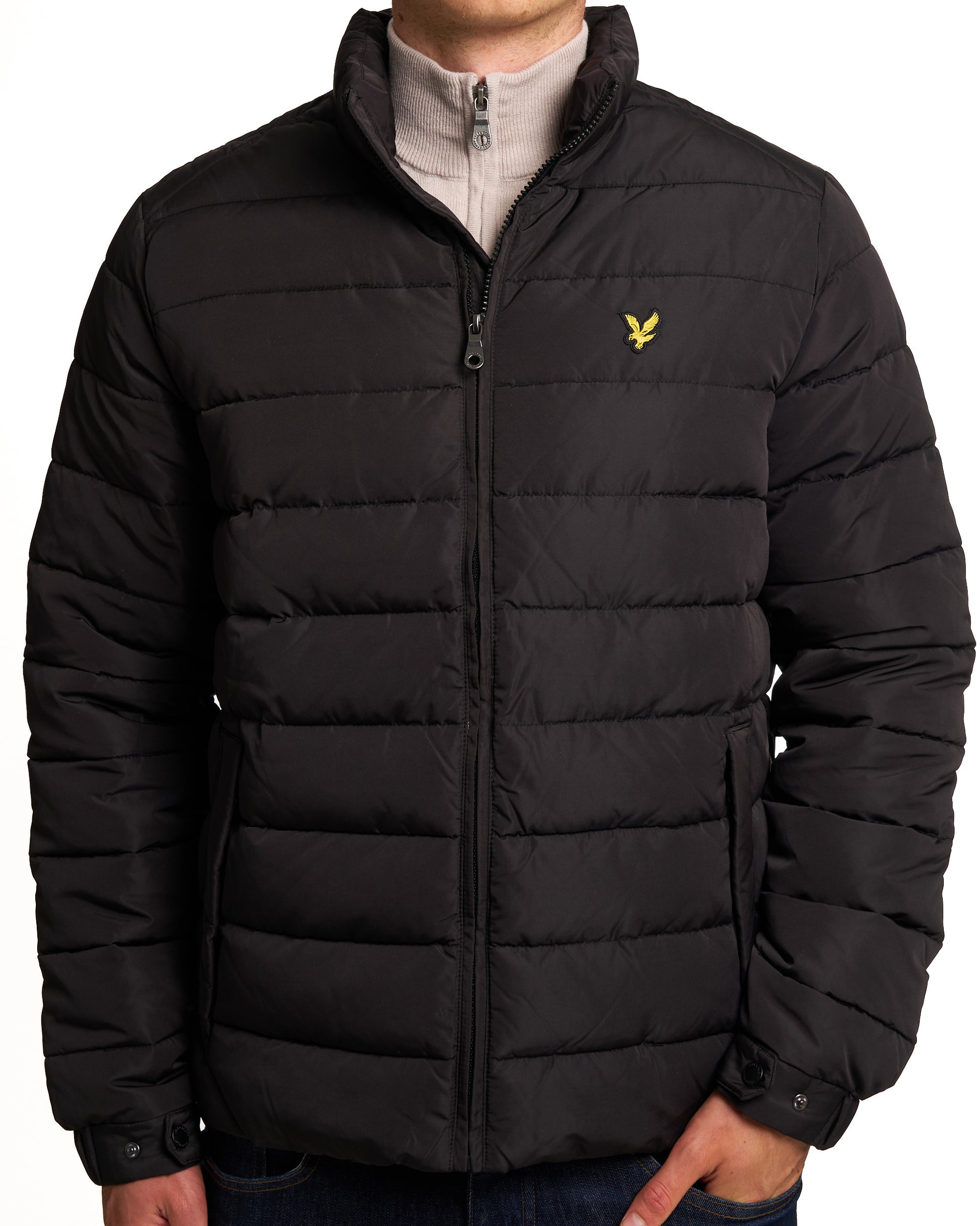 Lyle & Scott Quilted Jacket Jet Black
