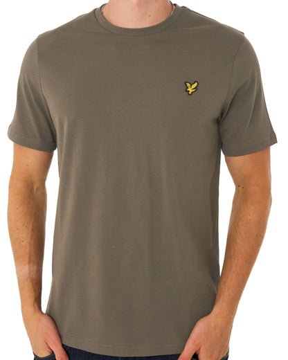 Lyle & Scott T Shirt Khaki Ash