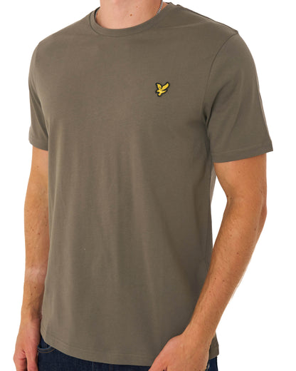 Lyle & Scott T Shirt Khaki Ash