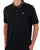 Lyle & Scott Tartan Collar Polo Shirt Jet Black