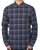Lyle & Scott Tonal Check Shirt Dark Navy