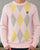 Lyle & Scott Argyle Knitted Crew Neck Jumper Pink