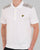 Lyle & Scott Check Panelled Polo White
