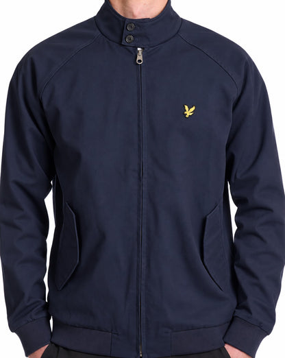 Lyle & Scott Cotton Harrington Jacket Dark Navy