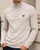Lyle & Scott Cotton Merino 1/4 Zip Jumper Stone