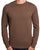 Lyle & Scott Cotton Merino Crew Jumper Sepia Brown