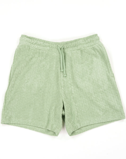 Lyle And Scott Lyle & Scott Honeycomb Towelling Shorts Sage Green