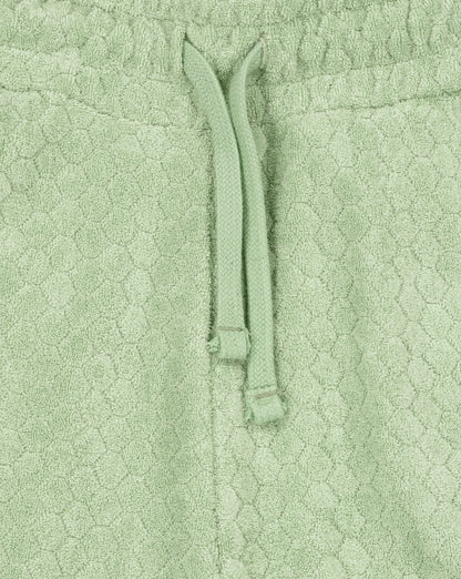Lyle & Scott Honeycomb Towelling Shorts Sage Green