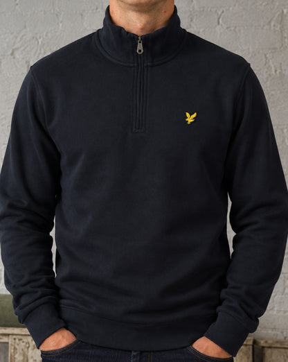 Lyle & Scott 1/4 Zip Sweatshirt Navy