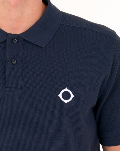 MA.STRUM Pique Polo Ink Navy