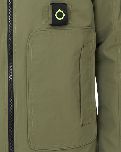 MA.STRUM Velum Runner Jacket Bronze Green