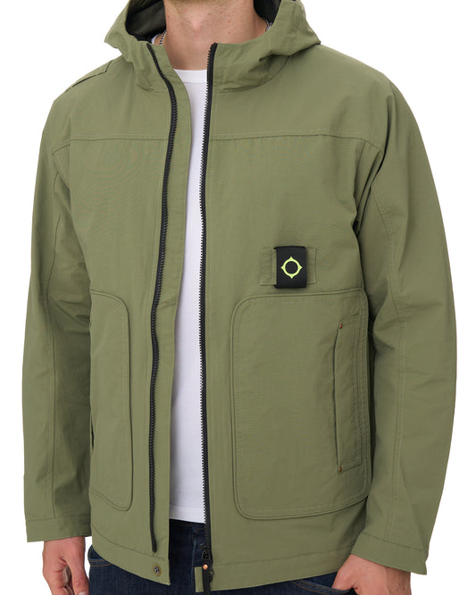 Ma.Strum MA.STRUM Velum Runner Jacket Bronze Green